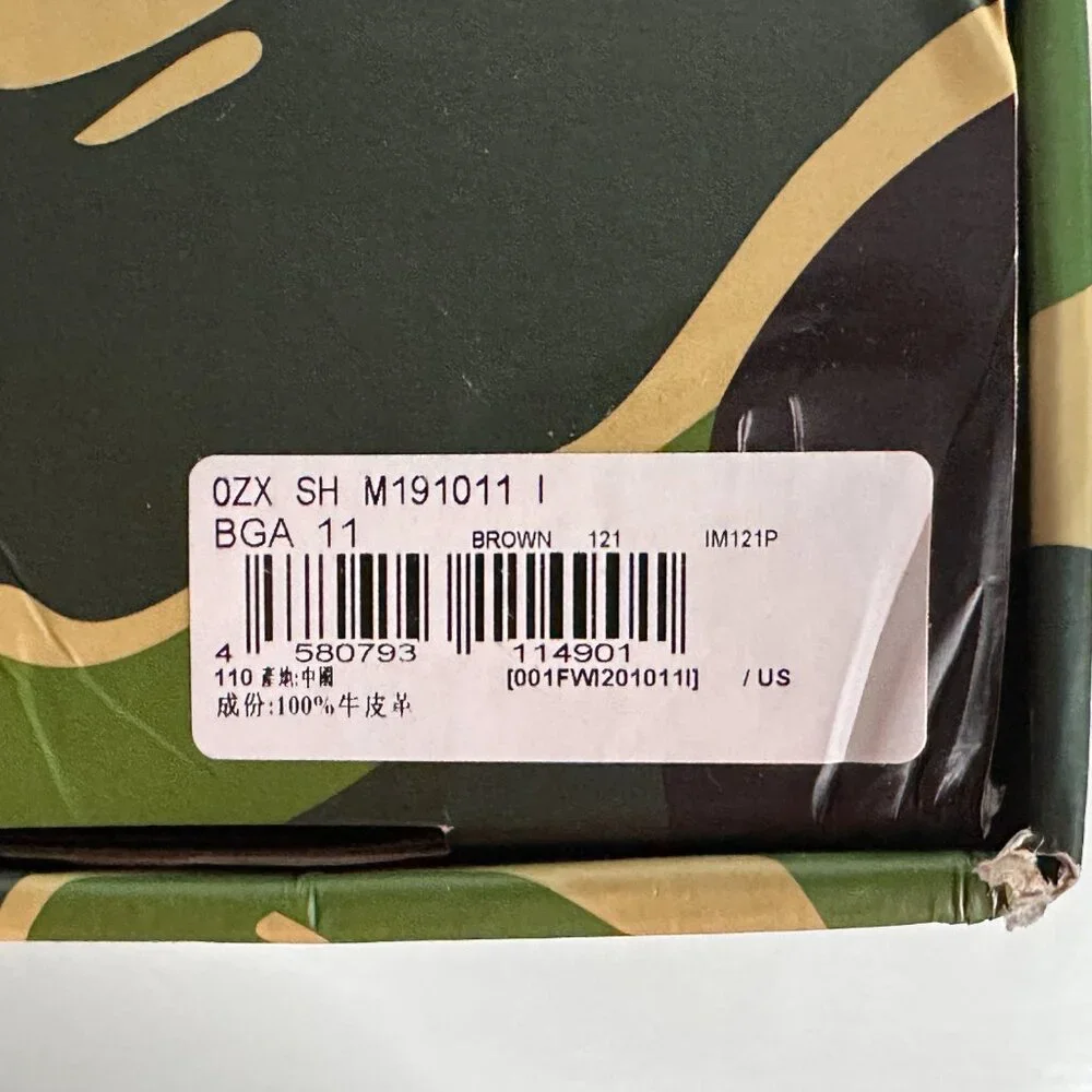 A Bathing Ape STA 93 Mid Sneakers Men Size 11 / New - Picture 11 of 12